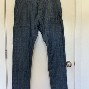 Men's Slim Straight Jeans - Blue